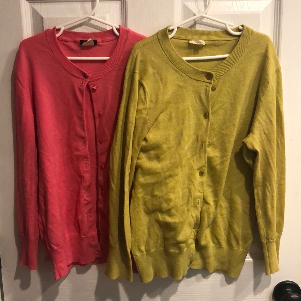 Lot of 2 J. Crew cardigans